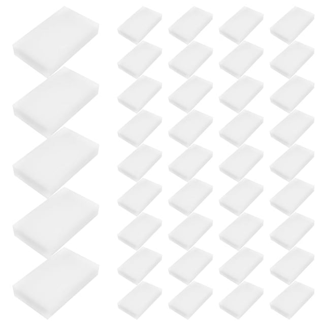 Borrador MáGico de Esponjas Limpieza, Esponja para el Hogar Espuma Limpiadora Limpieza Cocina, Muebles, AutomóViles, (Paquete 50)