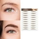 thumbnail image 4 of Tatuaje de cejas simulado único para mujeres 1 pieza puntiaguda, marrón, 4 of 5