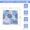 thumbnail image 2 of GZHJMY 6 Pack Navy Dahlia Flowers Washcloths – Soft Face Towels, Gym Towels, Hotel and Spa Quality, Reusable Pure Cotton Fingertip Towels, 2 of 6