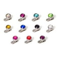 thumbnail image 1 of Dermal Anchor Body Jewelry JewelryTop And Base 4mm Gem 16g Sold Individually, 1 of 1