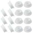 thumbnail image 1 of Uxcell 15 Pcs Tapón de Silicona en Forma de T, Diámetro 28 mm/1.1 Pulgadas, Tapón de Silicona Impermeable Reutilizable para Sellar Agujeros Redondos en Equipos de Tuberías, Blanco, 1 of 7