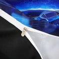 thumbnail image 4 of meiyoeat Blue Racing Car Bedding For Boys Kids,Outdoor Extreme Sports Duvet Cover Full For Speed Games Lovers,Black Reversible,3pcs(No Comforter), 4 of 6