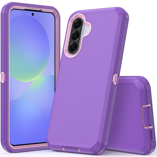 Funda COOYA para Samsung Galaxy A36 de 6.7 pulgadas, resistente a los golpes, color morado