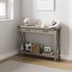 thumbnail image 3 of 43 - pulgada moderno wood consola mesa con 2 cajones - slim entrada y hallway mesa con almacenamiento, suitable para behind the couch (gris), 3 of 8