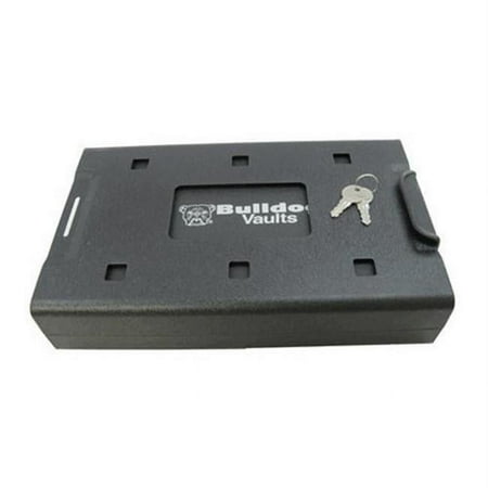 Bulldog Cases Car/Personal Safe w/ Key Lock Mounting Bracket & Cable Exterior size 8.7in x 6 in x 2.5 in / Interior Size 7 in x 5.25 in x 2 in
