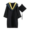 thumbnail image 1 of 1 Set Beautiful Fine Knitted Graduation Uniform Polyester Elegant Festive Touch Graduation Dress for Photography, 1 of 9