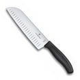 thumbnail image 1 of Cuchillo Santoku Victorinox plateado/negro con hoja de 17 cm, 1 of 4