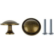Symmetry Large Contemporary Knobs, 2pk, Antique Finish
