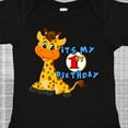 thumbnail image 4 of Inktastic 1st Birthday Giraffe Boys or Girls Baby Bodysuit, 4 of 5