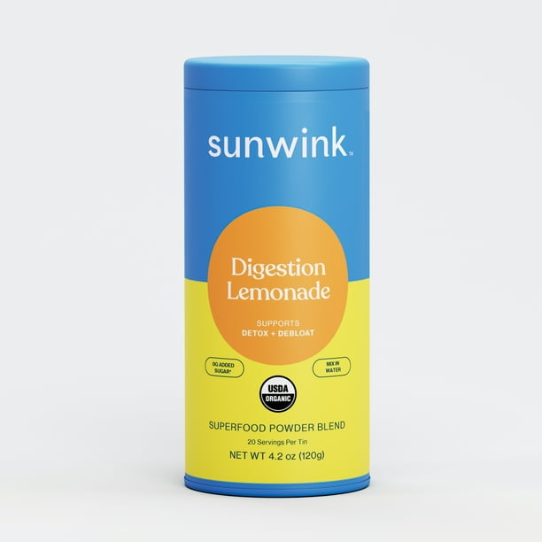 Sunwink Superfood Powder Organic Digestion Lemonade, oz - Main Image