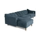 thumbnail image 5 of Sofá Cama Modular Reversible de Velvet Olivo Modelo Scotch Makora, 5 of 9