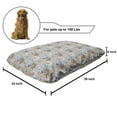 thumbnail image 2 of Mandala Pet Bed, Vintage Ottoman Elements in Oriental Style Paisley Inspired Flourish, Resistant Pad for Dogs and Cats Cushion with Removable Cover, 24" x 39", Pale Orange Blue Black, by Ambesonne, 2 of 4