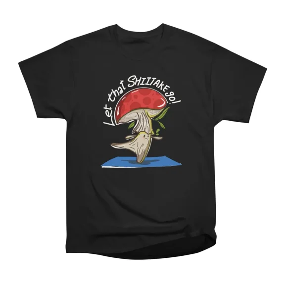 Mushroom Yoga mode T-Shirt Tee Gift For Him Merch For Her Apparel For Friend