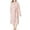 001 Pink, variant on Htigea Womens Robes Soft Comfy Long Bathrobe Solid Color Loungewear Winter Warm Nightgown with Pocket Blue,Free Size