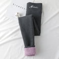 thumbnail image 4 of NAFUU Lined Leggings Womens Thick Warm Winter Thermal Velvet Tights Stretch Fuzzy Full Length Pants Casual Jeggings Pants Stretch Leggings, 4 of 4