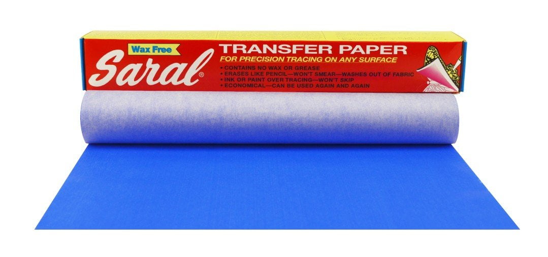 Saral Wax Free Transfer Paper Blue 12 inches x 12 Foot Roll