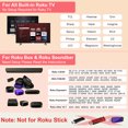 thumbnail image 2 of 2 Packs Remote Compatible with Roku Players and Roku TV Remote, for Roku Box 1 2 3 4,Roku Express/+,Roku Premiere/+, Roku Ultra and TCL Hisense Onn Element Philips Roku TV with Anti-Lost Case, 2 of 7