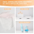 thumbnail image 4 of Toalla facial desechable con diseño de huevos y caja de almacenamiento con cajones de bambú, 4 of 7