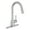 Stainless, variant on Moen Adler Chrome Single Hole One-Handle Pull Down Kitchen Faucet, 87233