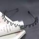 thumbnail image 2 of Diadema metálica para hombre, diadema de vapor, unisex - Black Wave, 2 of 4