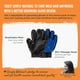 thumbnail image 4 of Guantes de Aseo para Mascotas Paquete de 2 Guantes de Aseo para Perros y Guantes de Aseo para Gatos, con Cierres de Velcro Ajustables Guantes de Aseo para Mascotas Azules ER, 4 of 5