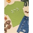 thumbnail image 3 of Cute Wild Daisies W Butterflies T-Shirt Women -Image by Shutterstock, Female Small, 3 of 4