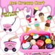thumbnail image 4 of Carrito de helados de juguete Magic4U para niños con 48 piezas y accesorios, 4 of 7