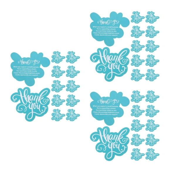 Worgeous 150 pcs  Mini Thank You Cards Thank You Cards For Small Business Recommended For Online Retailers Small Business Owners And Local Stores Pink