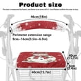 thumbnail image 6 of HELLHERO Snowman Rollator Walker Seat Back Covers Rollator Seat Covers and Reusable Stain Proof for Outdoors and Parks, 6 of 7