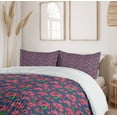 thumbnail image 6 of Ambesonne Botanic Duvet Cover Set, Rural Poppy Flowers Bud, 2-Calking, Pink Violet Blue Green, 6 of 7