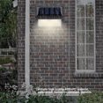 thumbnail image 3 of Lámpara solar del pasillo de la luz de la escalera 6LED para la lámpara de pared del patio del jardín del balcón al aire libre, 3 of 8