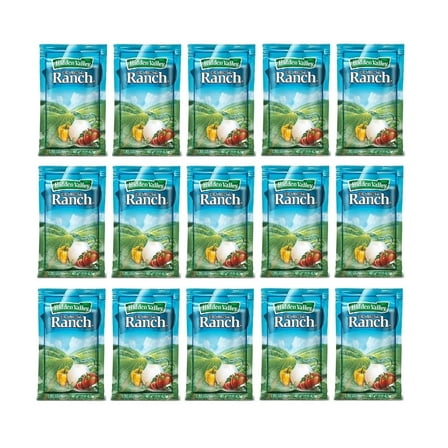Hidden Valley Original Ranch Dressing 1.5 oz. Packets | Classic Flavor | 15 Pack