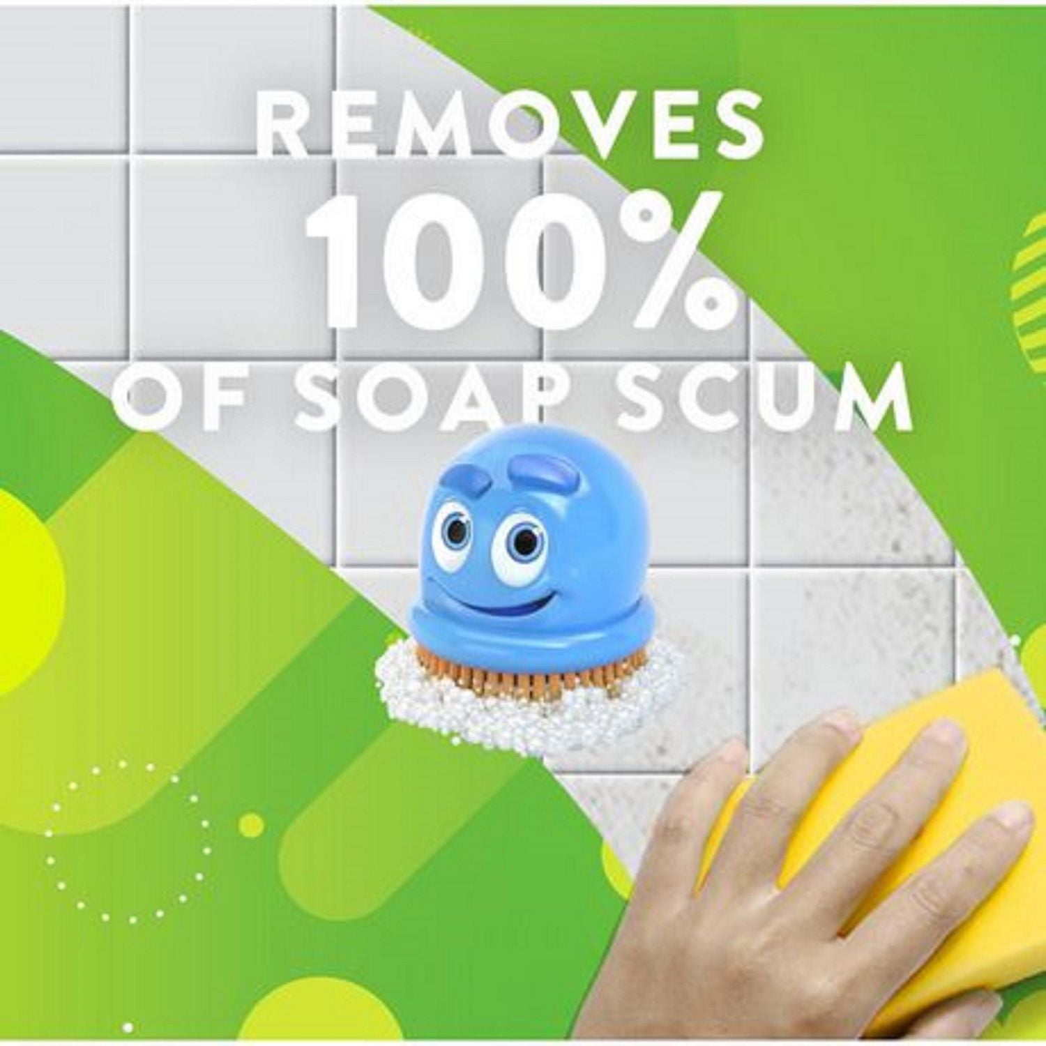 Scrubbing Bubbles® Bathroom Cleaner and Disinfectant, Kills Germs on Tubs, Shower Walls and More, Rainshower Scent, 623g
