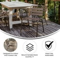 thumbnail image 6 of Flash Furniture Lila Metal Indoor-Outdoor Restaurant Stack Chairs Bronze 4/Pack (4TLH015CBZ), 6 of 12