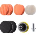 thumbnail image 1 of Bangcool Car Polishing Tool Set Professional Car Waxing Sponge Suction Cup Drill Adapter, 1 of 10