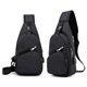 thumbnail image 5 of Bolso bandolera para hombre Multicompartimento con puerto de carga USB Fanny Pack Bolso JShteea El nuevo, 5 of 7