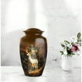 thumbnail image 6 of Deer Memorial Urn For Ash For Women And Man - Large Decorative Urns For Human Ashes Female And Male - Brown Urns For Human Ashes Adult Male Burial - Creation Urn For Mom, 10 Inch, 6 of 10