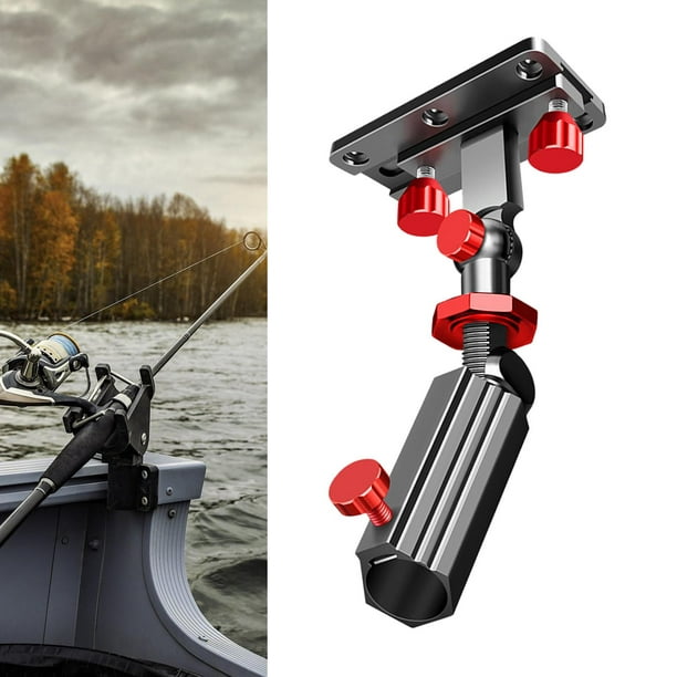 Universal Fishing Rod Holder Aluminum Alloy Universal 360Adjustable Snap  Fixed For Fishing box 