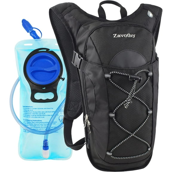 Hydration Backpack with 2L Hydration Bladder Water Backpack for Hiking Hydration Pack for Running Cycling Hiking