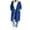 Blue-07, variant on Women Relaxed Fit Hooded Jacket Zip Up Mid Length Large Patch Pockets Fall Outerwear