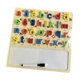 thumbnail image 1 of Esquirla Alphabet Puzzles Board Sensory Toy Montessori Toys Handwritten Exercise Board Lowercase, 1 of 8
