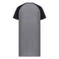 thumbnail image 5 of LELINTA Men's Sleepwear & Robes Sleep shirt Men's Nightshirts Short Sleeve Kaftan Nightwear Black, M-3XL, 5 of 8