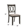 thumbnail image 2 of Wood Apron & Turned Legs - Traditional Style - Indoor Seating - Quality Side Chairs (Set of 2), 2 of 2