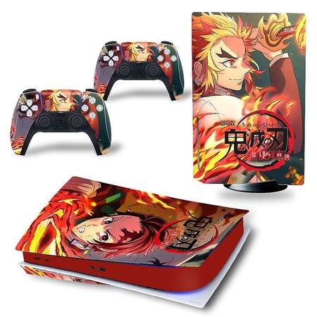 Consoleskin Voor PS5 Skin Disc Edition Anime Console En Controller Vinyl Cover Skins Wraps Voor PS 5 Disc Versie 03762 Skins Wraps Cadeau