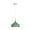 Green, variant on Black Single Pendant Light With Modern Industrial Design, 24X24X130Cm, Aluminum And Solid Wood, For Restaurant, Office, And Commercial Space, Minimalist Style With Versatile Color Options