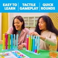 thumbnail image 2 of CYFW Color Stack Challenge-A Fast-Paced Color Matching Puzzle Game for Fun Parties and Family Game Night. Includes 2 Stack Racks,50 Challenge Cards,80 Rings&Instructions., 2 of 7