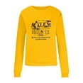 thumbnail image 4 of Enjoytime Halloween Sweatshirt Printed 2025 Oversized Crewneck Sweatshirts Women Long Sleeve Tunic Pullover Tops Streetwear Fall Winter Clothes, 4 of 5
