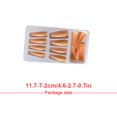 thumbnail image 3 of 1 Set French Tip Press on Nails Coffin Artificial Fingernails DIY False Toe Files Glittery Stick Full Cover Ballet Style Beauty Tool DIY Decorations Type 11, 3 of 6