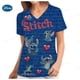 thumbnail image 3 of Disney-uniforme de enfermera de manga corta con cuello en V y bolsillo para mujer, monos informales, camiseta, Top de cuidado, 3 of 3