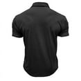 thumbnail image 4 of Afuyipoi Polo Shirts with Chest Pocket for Men, Casual Short Sleeve Golf Shirts Spring Summer Tops Black, 4 of 4